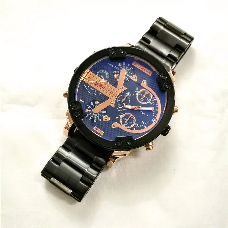 Часы наручные мужские кварцевые с хронографом и стальной полосой|Кварцевые часы|