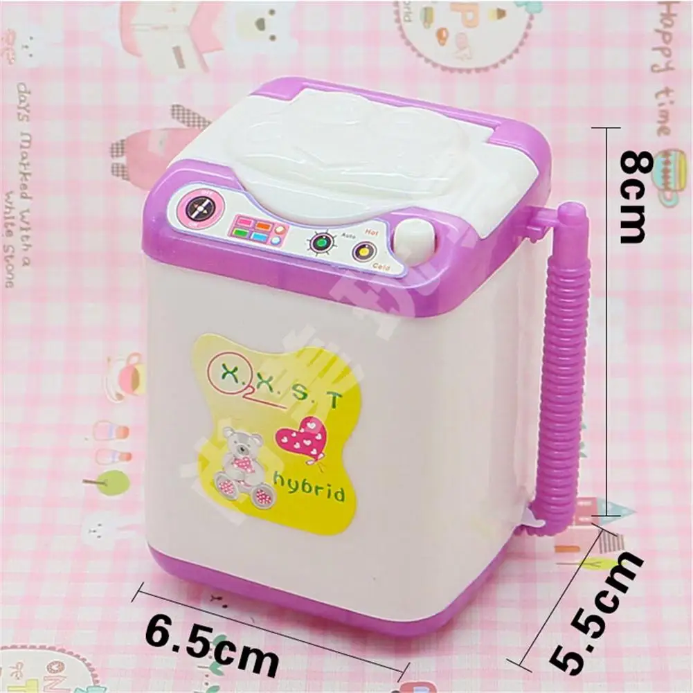 

Doll House Washing Machine Mini Washer Children Toy Dollhouse Furniture Miniatures Accessories Toys Gift For Girls Dropshipping