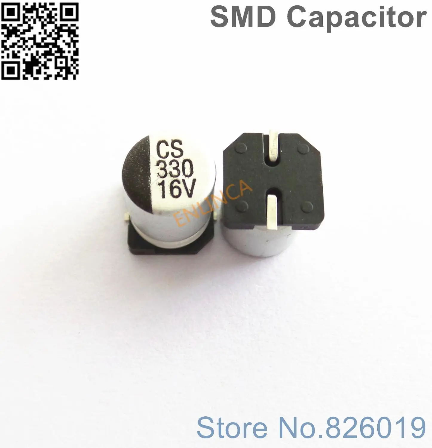 6 шт./лот 16В 330 мкФ SMD алюминиевые электролитические конденсаторы размером 8*10 5
