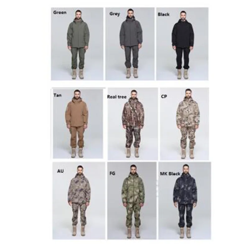 Мужская Уличная тактическая Униформа армейский спортивный водонепроницаемый