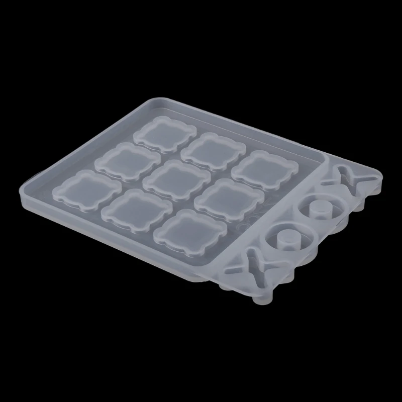 

New Tic Tac Toe Molds for Resin Casting Small O X Board Game Silicone Mold DIY Craft