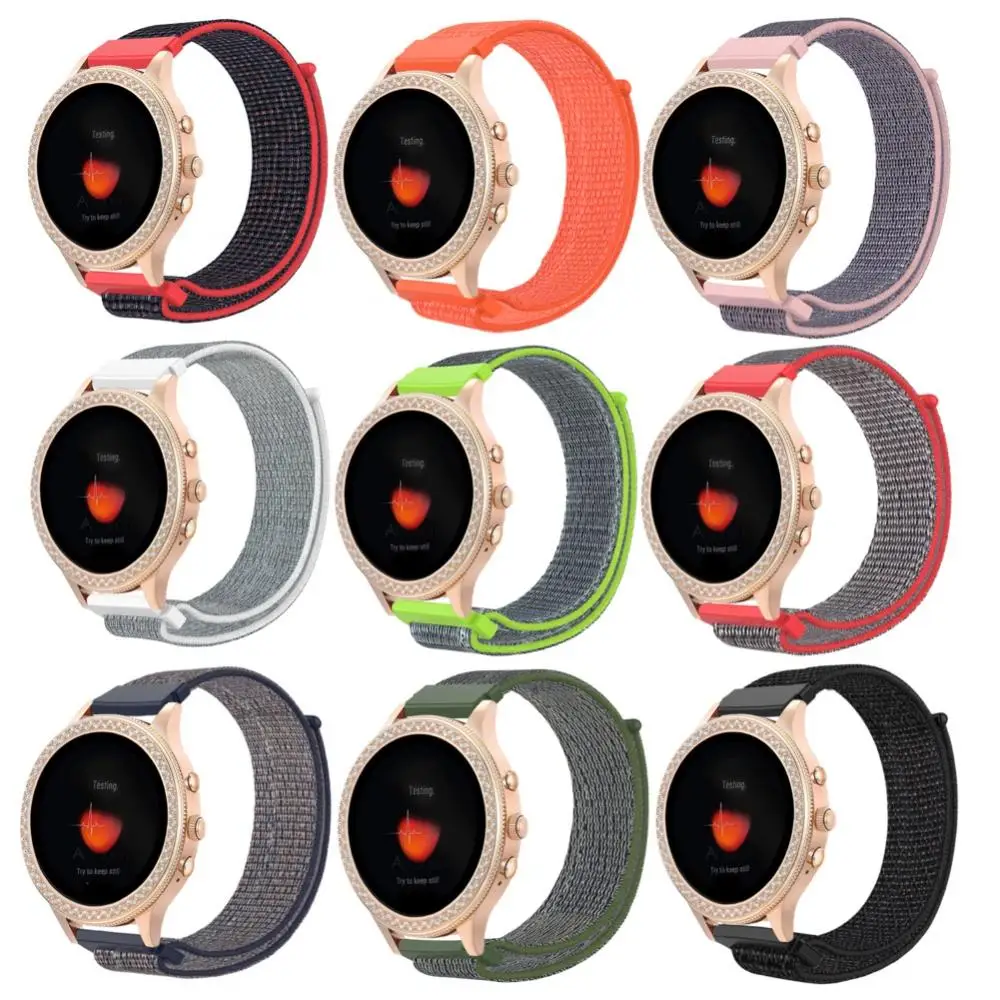 Замена 18 мм нейлонового плетеного дышащего ремешка для умных носимых устройств F-ossil Gen 4 .