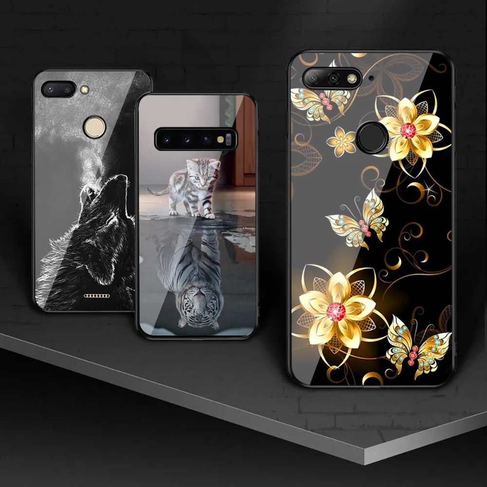 Чехол из закаленного стекла для Xiao mi Red 5 Plus 5A 6A 6 Pro A2 Lite 7 S2 Y2 Note 4 4X7 Prime |