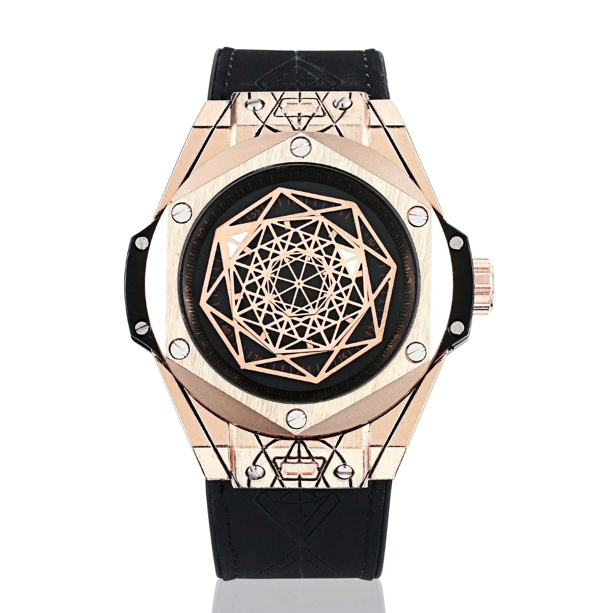 Модные Роскошные Брендовые спортивные часы мужские водонепроницаемые кварцевые