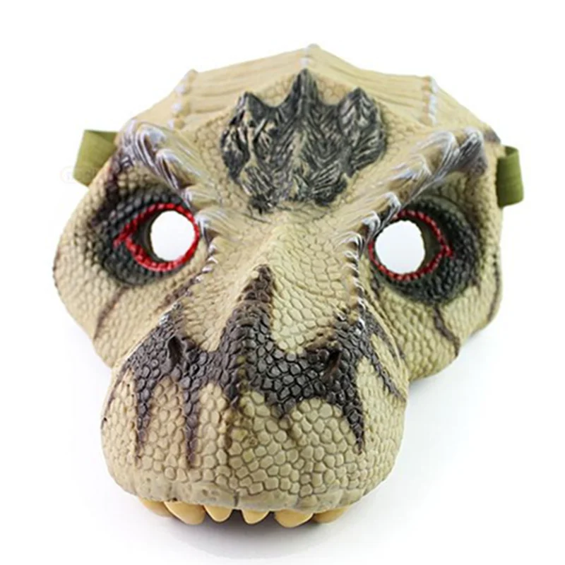 Маска динозавра силиконовая детская маска животного Реалистичная для Хэллоуина