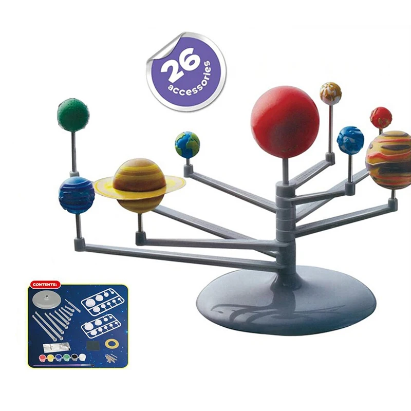 

Youth DIY Lab Toy Science Teaching Series Solar System Planetarium Model Science Experiment Nine Planets Children Scientificnew