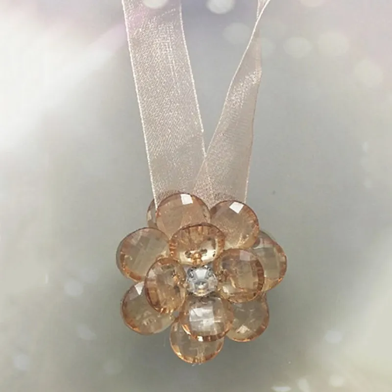 Подхват для штор в форме цветка магнит Шелковый Пряжка Аксессуары | Дом и сад