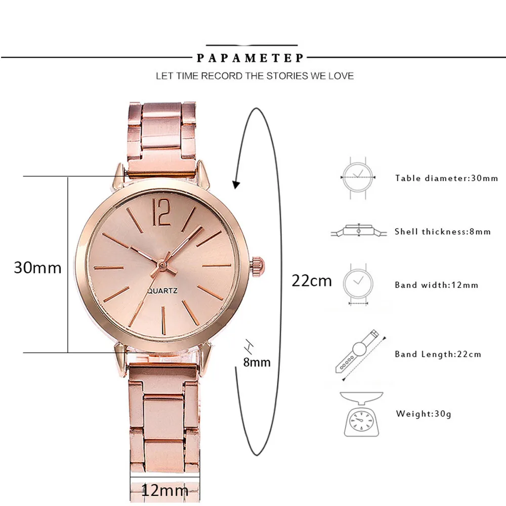 

Casual Quartz Women Watch Stainless Steel Band Marble Strap Analog WristWatch watches for women reloj mujer montre femme