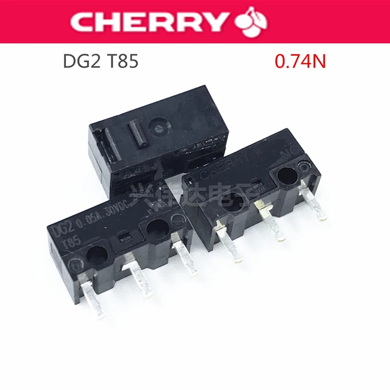 

100 шт./лот 100% сделано в Германии CHERRY DG2 T85 черная точечная мышь микропереключатель кнопка мыши контакты из Золотого Сплава N