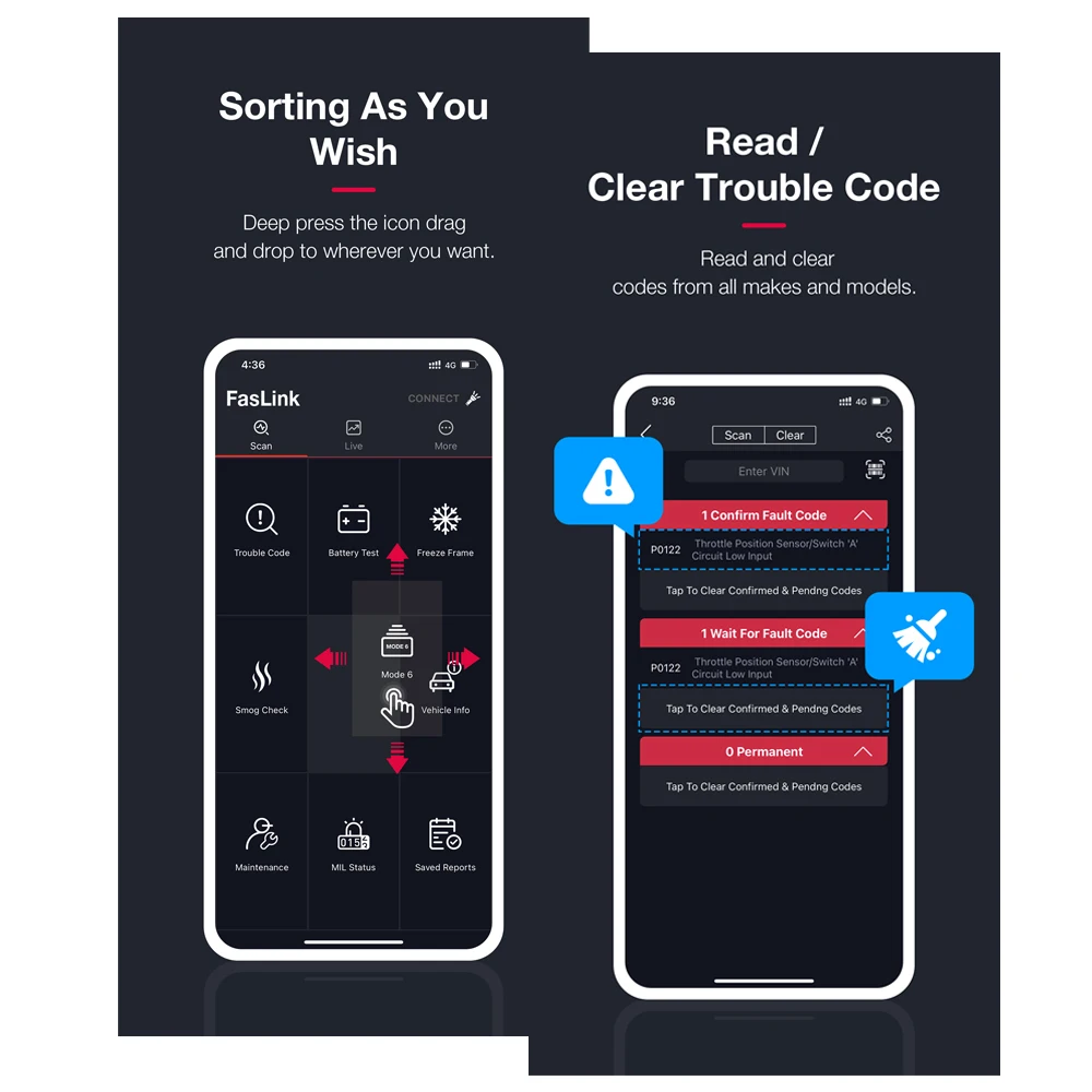 Bluetooth-сканер ELM327 V2.1 для IPhone с синим драйвером диагностический сканер OBD2 |