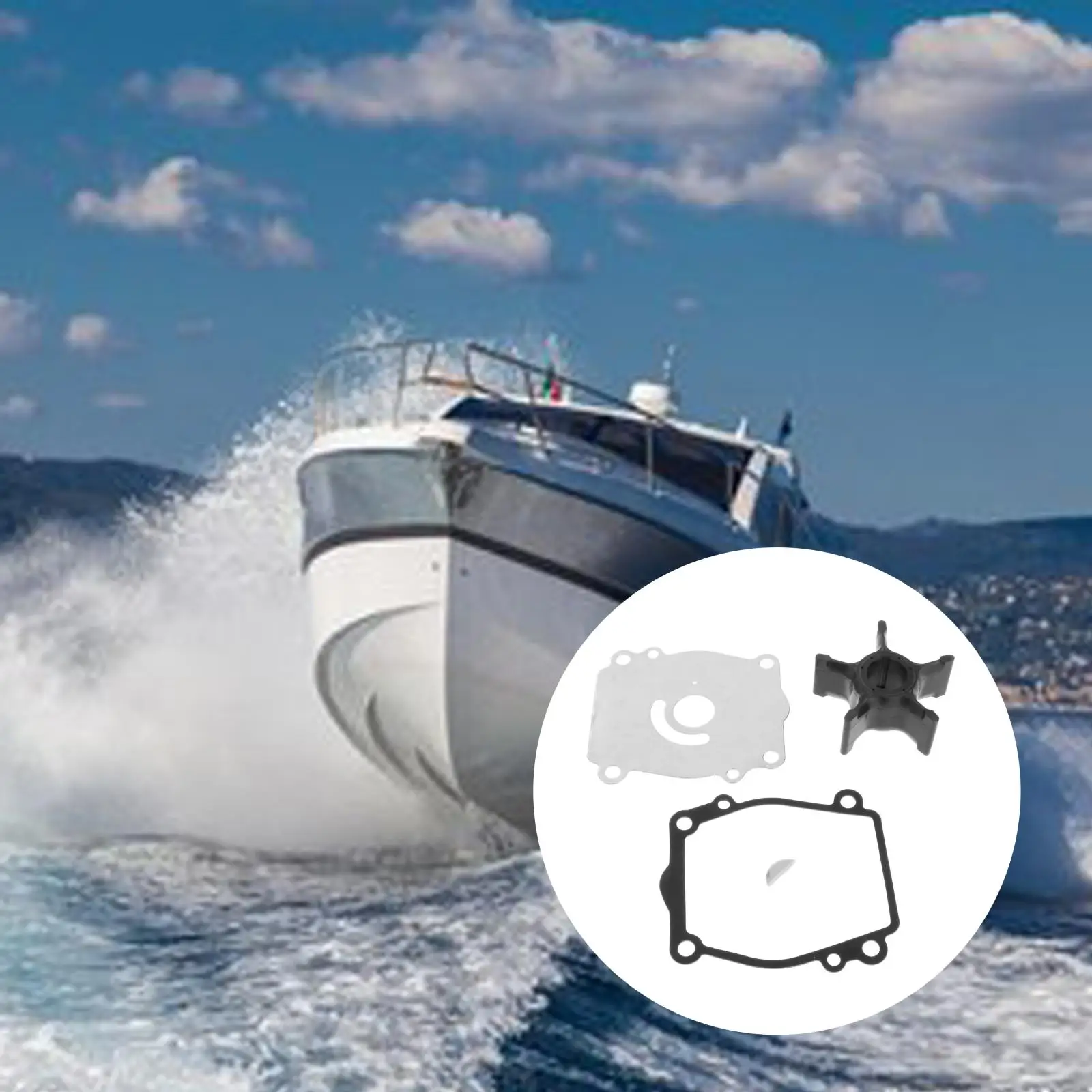 

Комплект для обслуживания крыльчатки водяного насоса, прочный и практичный для подвесного штатива Suzuki DT150-225 17400-87D11