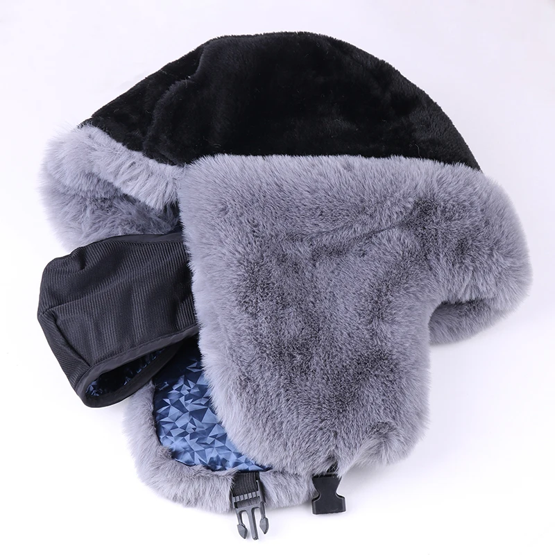 Русская Шапка-ушанка для мужчин и женщин зимняя женская шапка-бомбер из