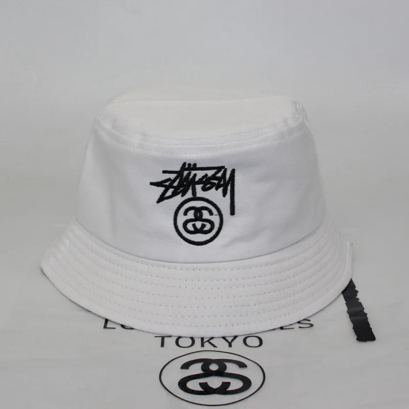 

Street Fashion Brand Fisherman's Hat for Men and Women Sunshade Hat Double Label Embroidered for Spring and Summer Style Feature