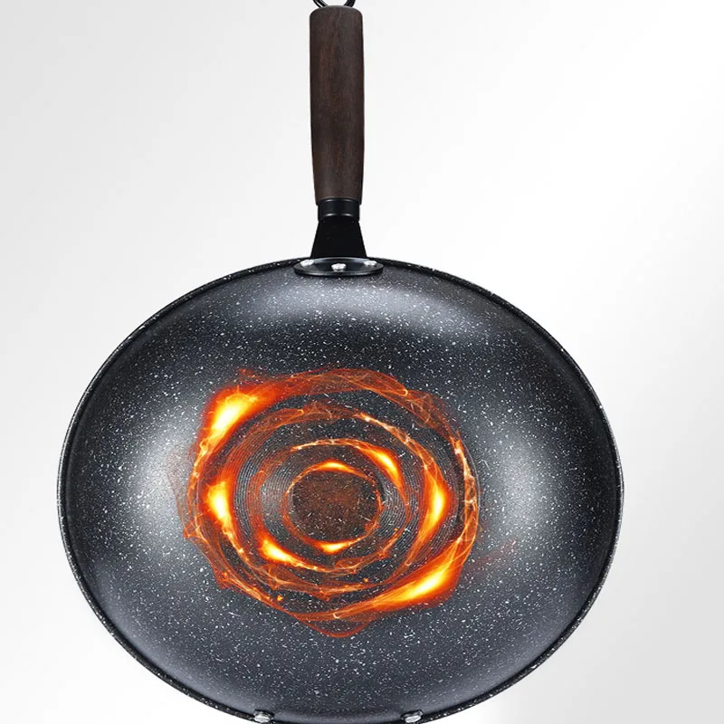 

2020 New Cooking Pot Non-Stick 32cm/34cm Cookware Irno Pot For Home Kitchen Cooking Pot Hot Sale