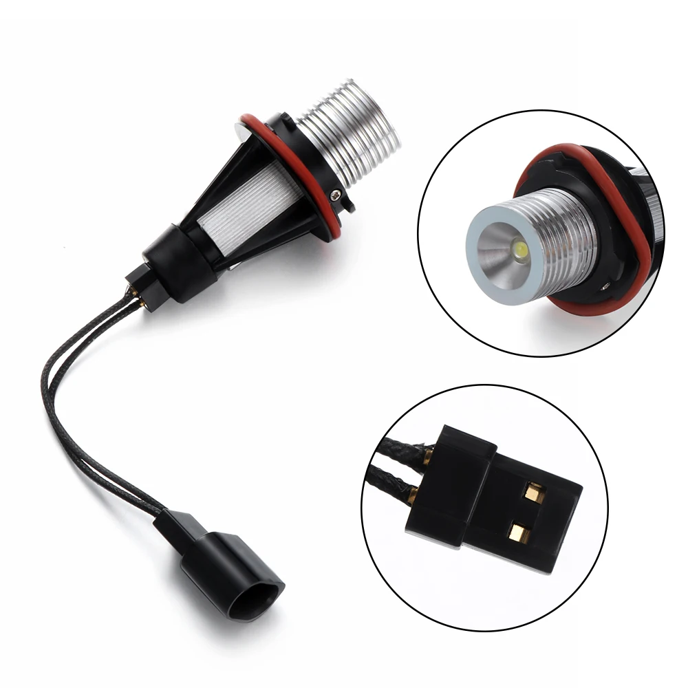 2 шт. авто лампы без ошибок Ангел глаз Halo Кольцо маркер автомобильный боковой