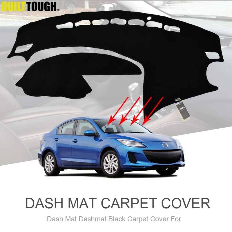 Xukey для Mazda 3 M3 BL 2009 2010 2011 2012 2013 крышка приборной панели автомобиля Dashmat Dash коврик