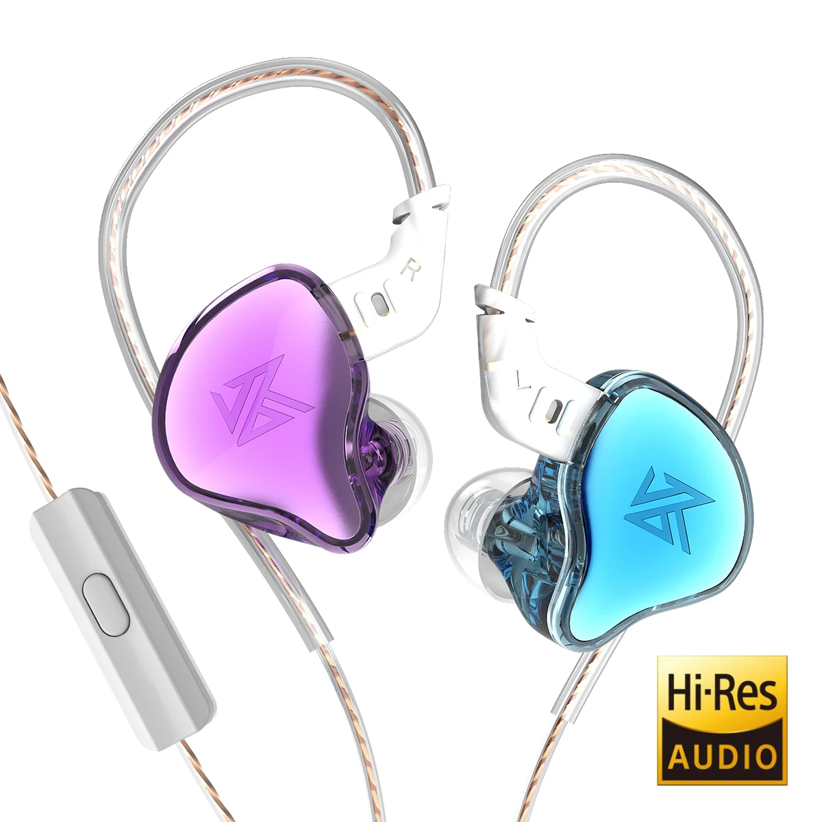 

KZ EDC Earphone HiFi Bass Earbuds 3.5mm Wired Headphones With Microphone Noise Cancelling Monitor Headset Games Sport Music