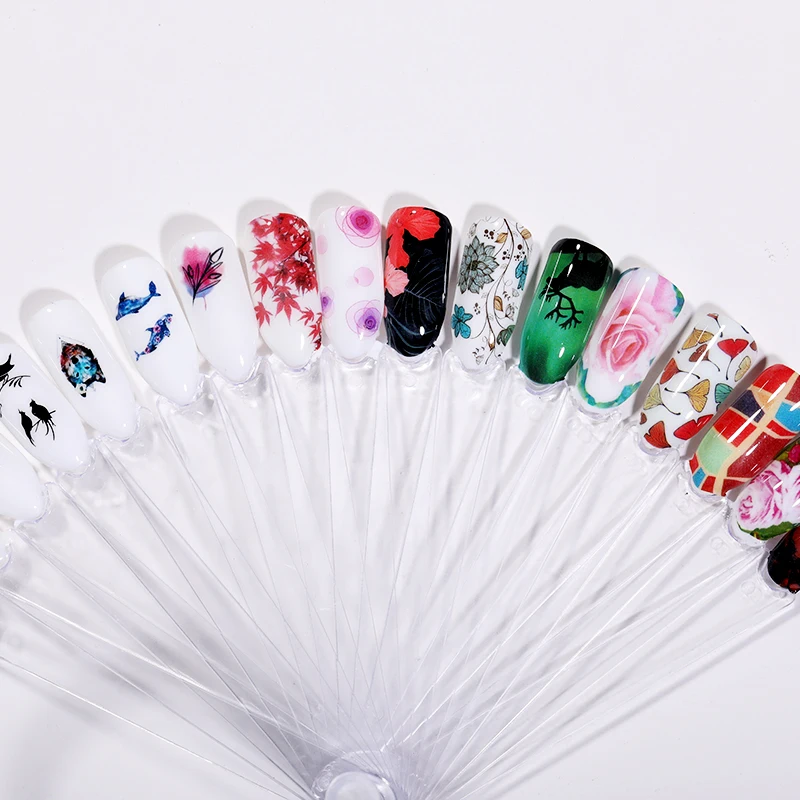 Красочные Водные наклейки Животные серии Цветок геометрический дизайн