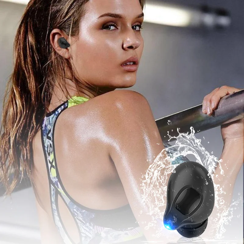 Tws Bluetooth 5 0 беспроводные наушники в ухо с микрофоном спортивные мини