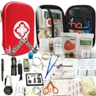 Оборудование для кемпинга 82 в 1, набор для выживания на природе, многофункциональный дорожный набор для первой помощи, экстренные товары для повседневного использования, тактический инструмент