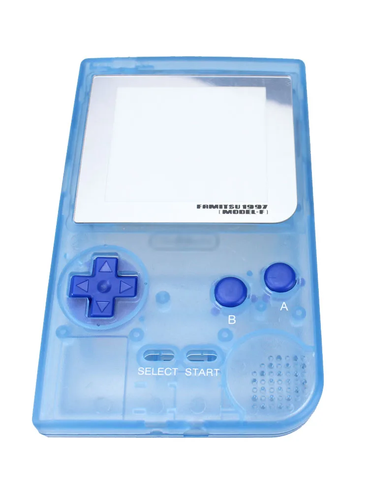 i Luminous blue ChengHaoRan, 16 цветов на выбор, для nintendo Gameboy, карманный корпус, чехол, замена, для GBP, чехол, крышка с кнопками, комплект - Цвет: i Luminous blue