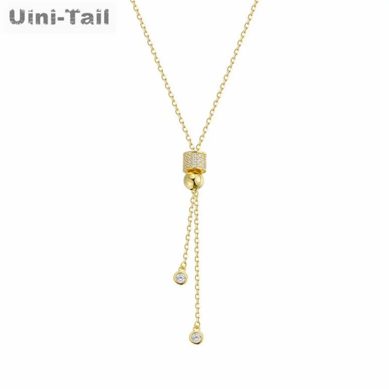 Лидер продаж ожерелье Uini-Tail из тибетского серебра 925 пробы с микроинкрустацией