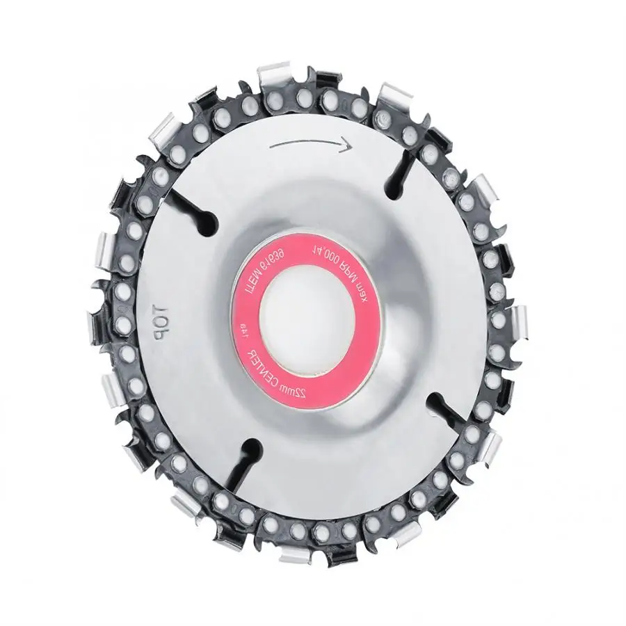 Шлифовальный станок цепное колесо 4 дюймовый шлифовальный цепь диск 22 зуб резьба