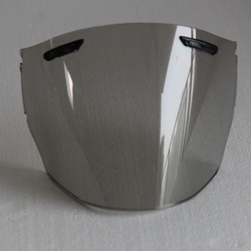 Мотоцикл половина шлем козырек для установки мотоцикл линза шлема прозрачный