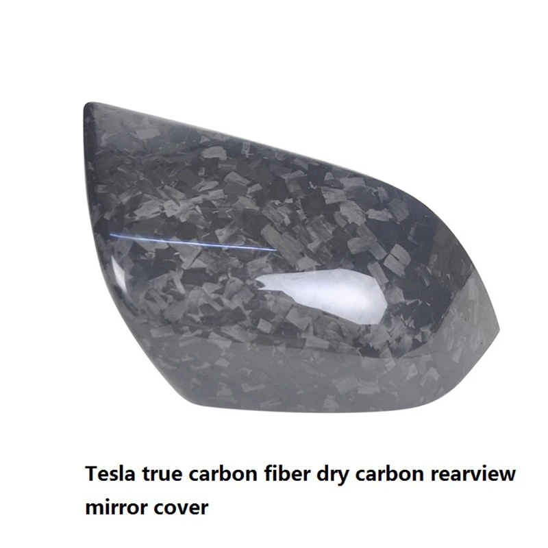 

Car Rear View Mirror Cover for Tesla Model 3 2016-2020 Forged Carbon Fiber Side Mirror Cover Protective Trim Accessories