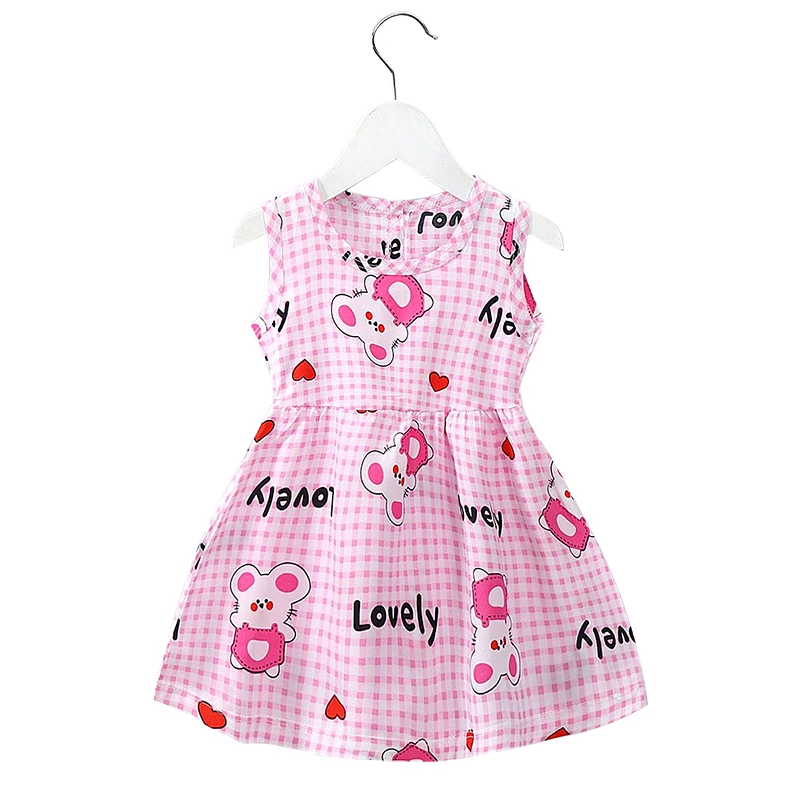 Женское летнее платье с цветочным принтом без рукавов | Детская одежда и обувь