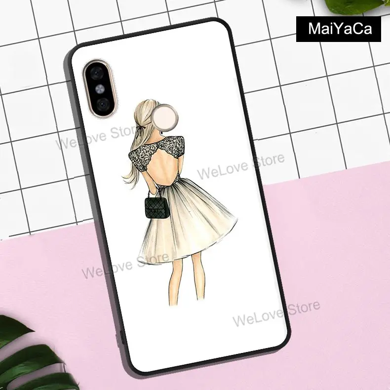 Модный художественный постер для девушек Xiaomi Redmi Note 11 10 9 8 Pro 10S 9A 9T Mi Lite 11T POCO X3 GT M3 M4