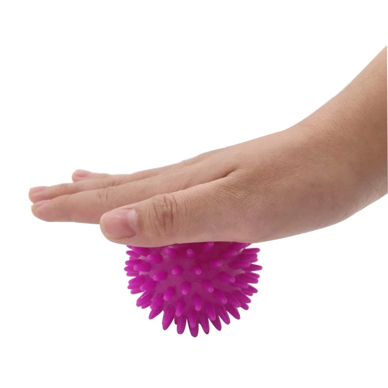 Новый Фитнес мяч ручка Массажный Ежик сенсорный учебный ролик рефлекторный