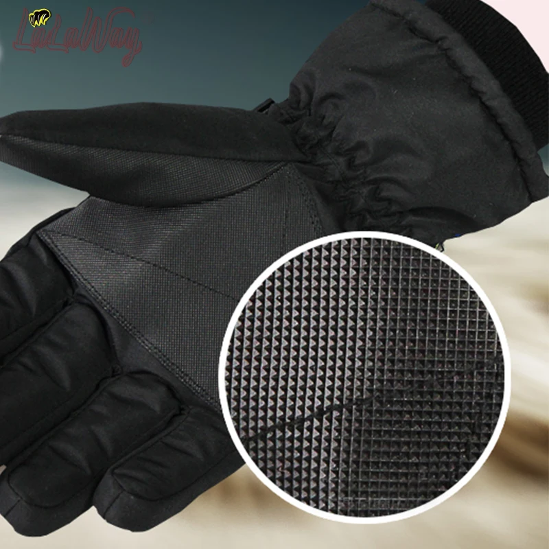 Мотоциклетные зимние перчатки теплые ветрозащитные термоперчатки для мужчин и