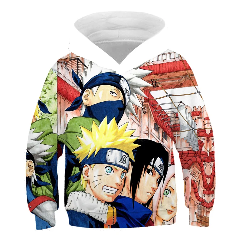 

Naruto Fashion boys girls Sweatshirts Warm Autumn Winter Coat Baby Long Sleeve Outfit Tracksuit kids shirt cheap clothes 2021