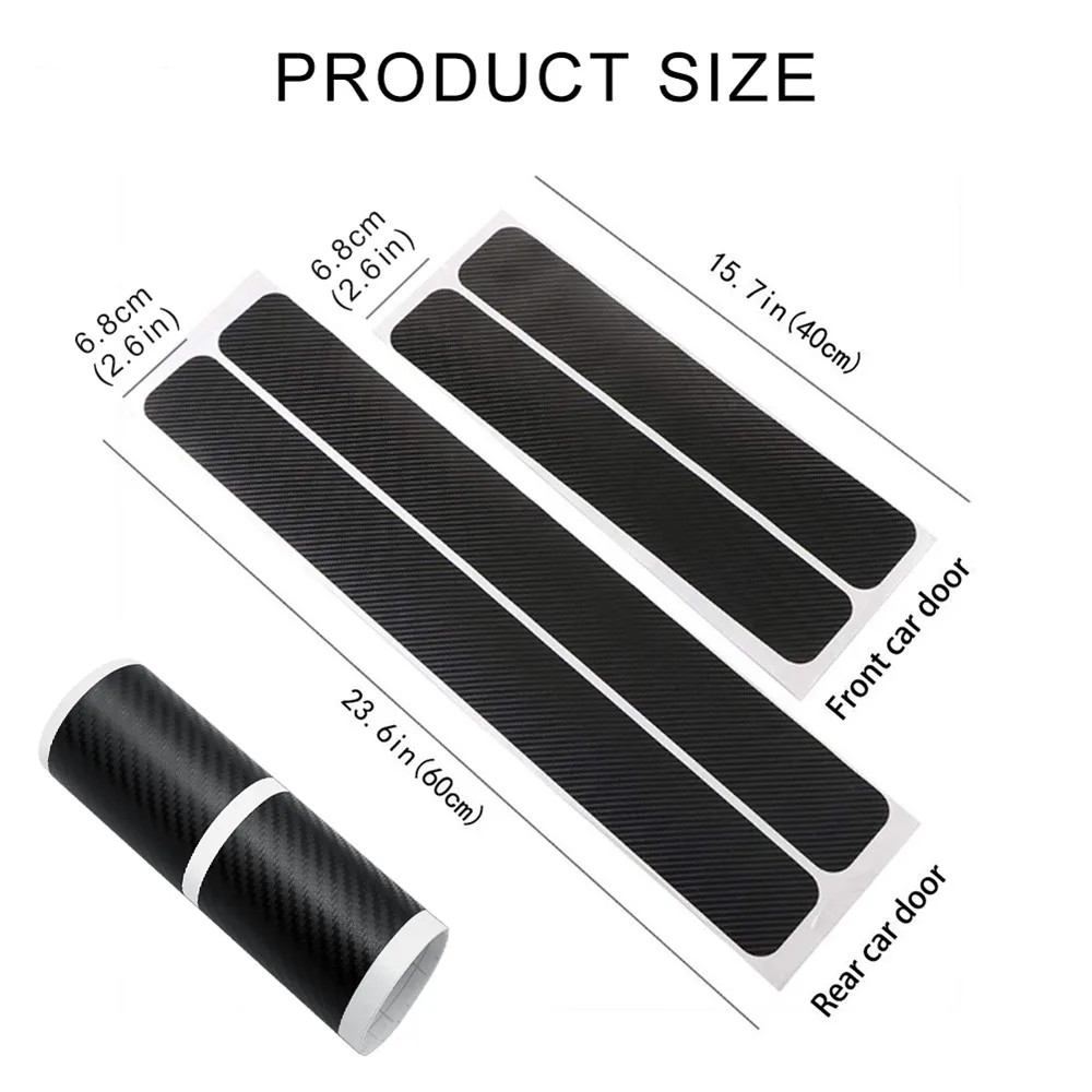 Автомобильный Стайлинг из углеродного волокна устойчивая к царапинам полоса