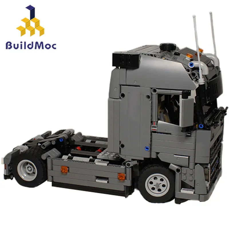 BuildMoc 37849 высокотехнологичная техника FH тракторный блок строительные блоки
