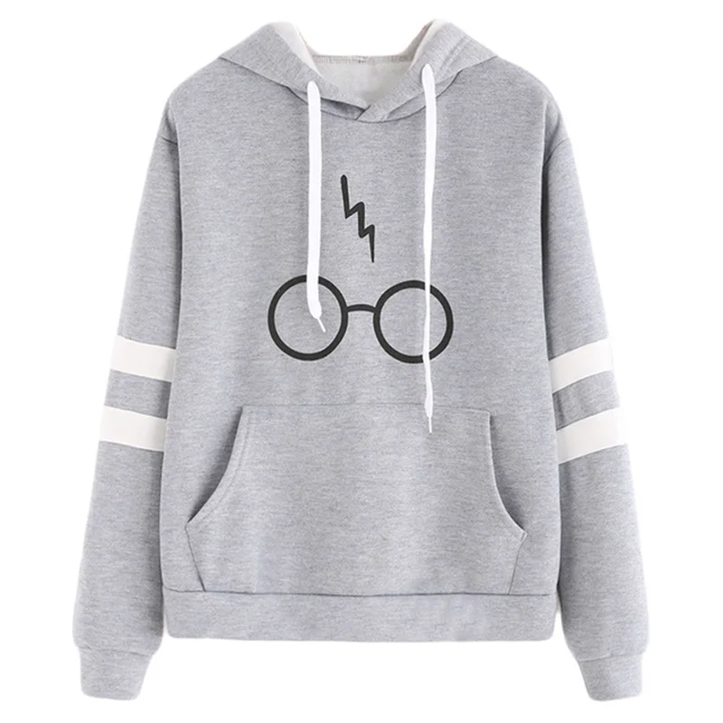 Женские толстовки с капюшоном в стиле Харадзюку Женский Повседневный бархатный