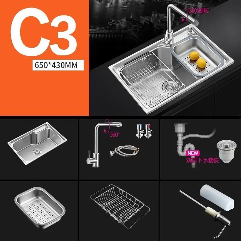 Ze Stali Nierdzewnej кухня Afwasbak Evier Inox Umywalka кран Lavandino Pia Cozinha De Cocina Lavabo Fregadero кухонная раковина