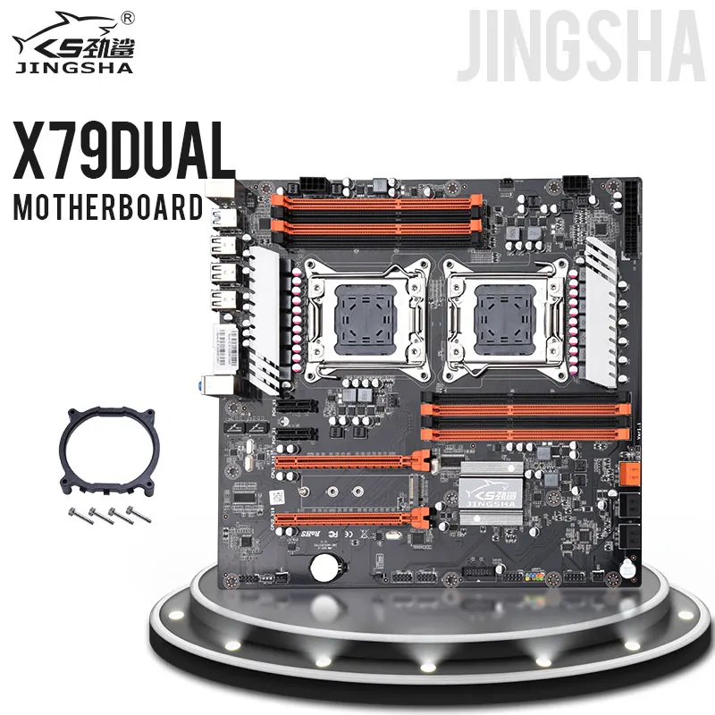 Материнская плата X79Dual серии C600 системная с чипсетом lga 2011 материнская Intel core i7 ЦП