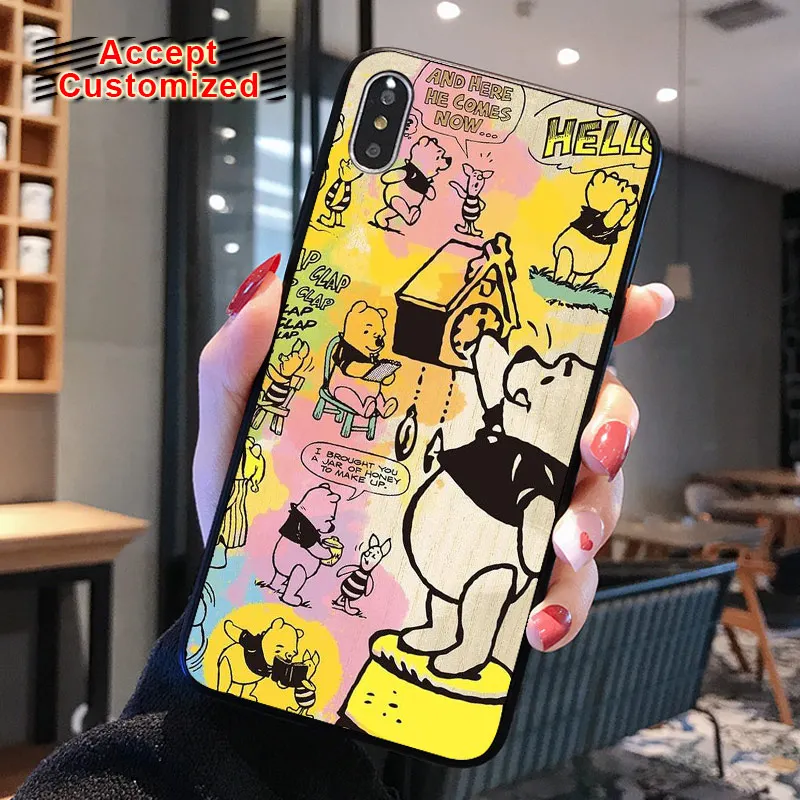 Чехол для samsung Galaxy S10E Note 8, 9, 10, S8, S9, S10 Plus, чехол с Винни-пухом для iPhone 11 Pro, 10 X, XS Max, XR, 7, 8, 6, 6S Plus, 5, 5S, SE - Цвет: 3
