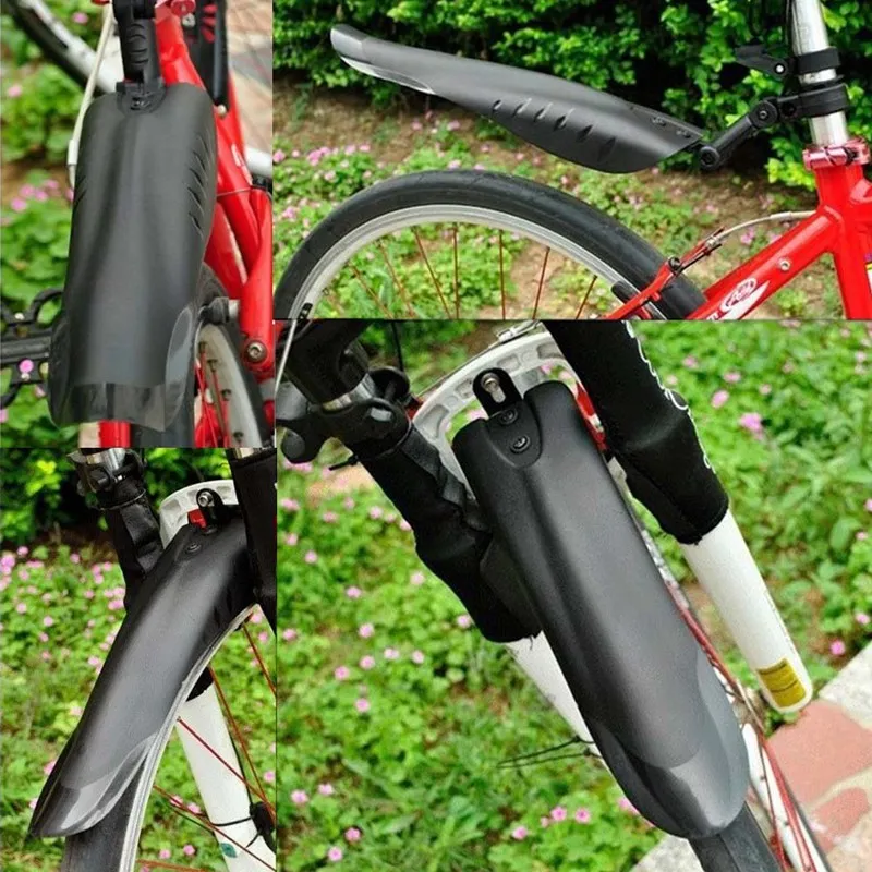 

2 Pcs Bicycle Fenders Mountain Road Bike Mudguard Front Rear MTB Mud Guard Wings For Bicycle Accessories