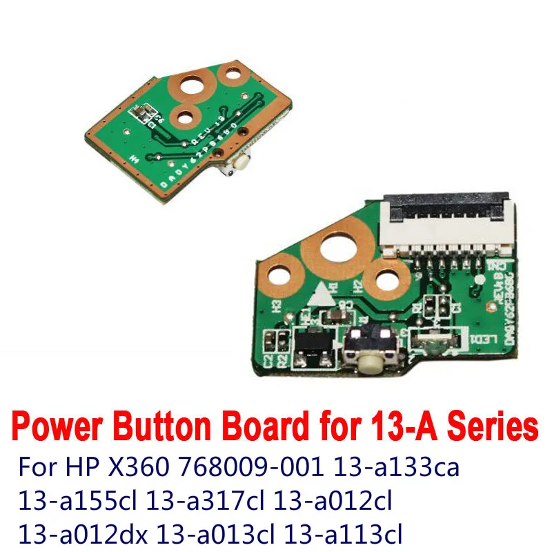 

Для HP X360 768009-001 13-a133ca ower кнопочный переключатель плата включения-выключения 13-a155cl 13-a317cl 13-a012cl 13-a012dx 13-a013cl 13-a113cl