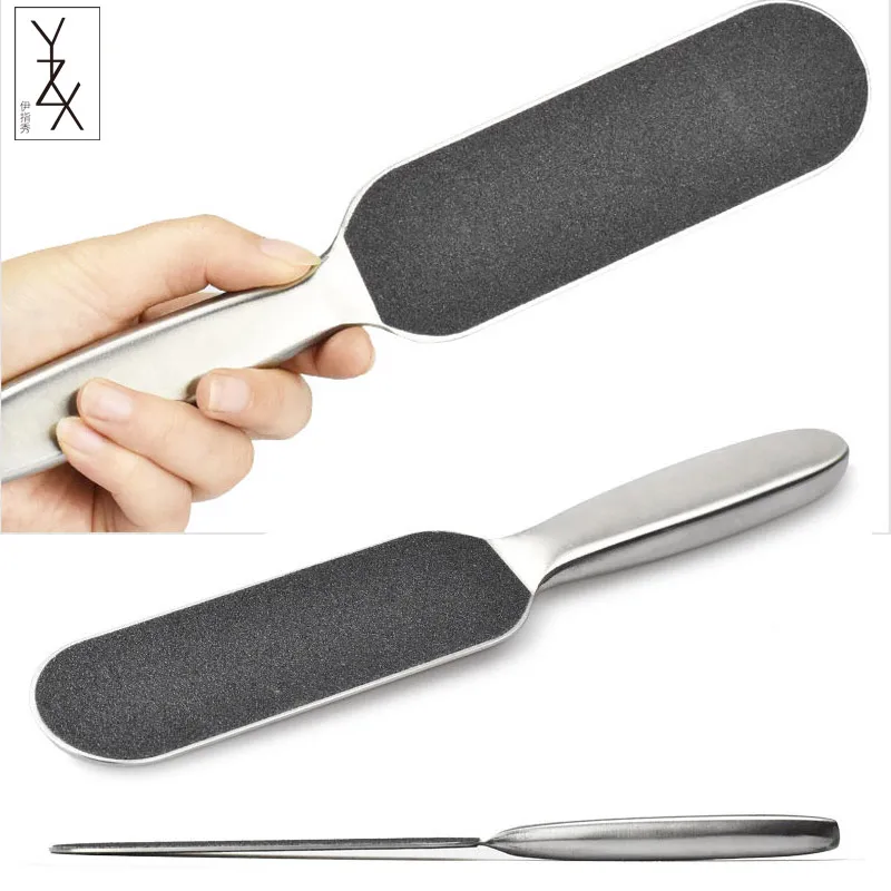 YZX ручка из нержавеющей стали двухсторонний Рашпиль для ухода за ногами набор