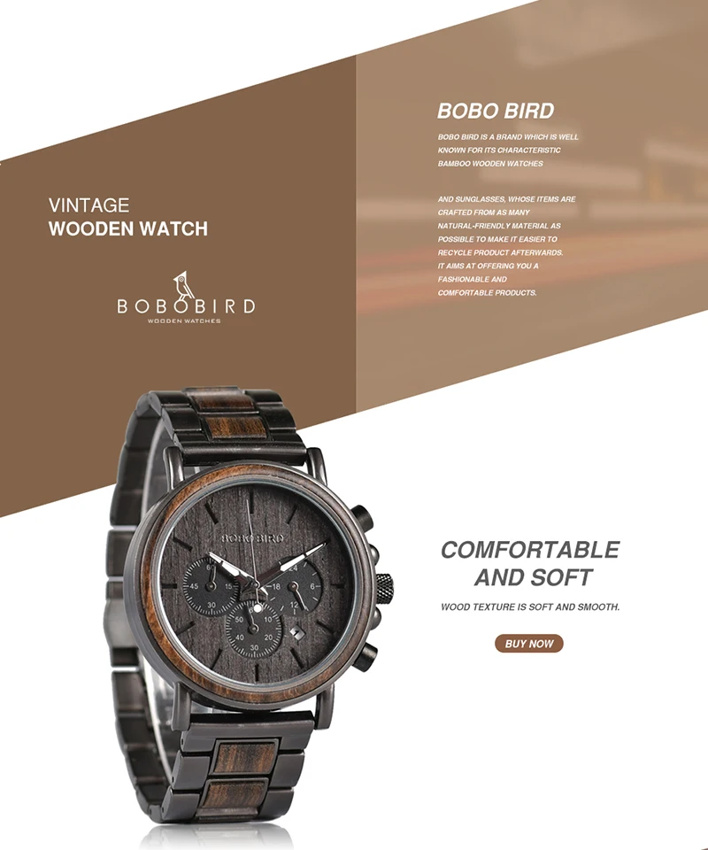 BOBO BIRD Relogio Masculino, военные часы для мужчин, металлический и деревянный чехол, Авто Дата, мужские спортивные наручные часы с логотипом, на заказ, B-P09