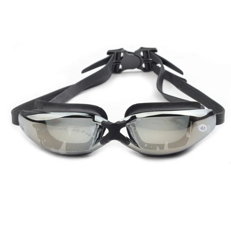 Профессиональные силиконовые очки для плавания водонепроницаемые