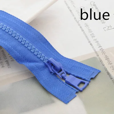 blue Meetee, 4 шт., 55 см, 90 см, 5#, резиновая длинная молния, открытый конец, сумки на молнии, пальто, пуховик, для шитья, украшения одежды, аксессуары для рукоделия, AP204 - Цвет: blue