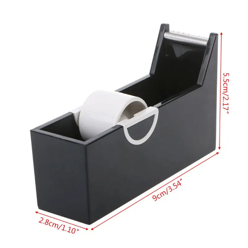 

Creative Plastic Desktop Adhesive Tape Dispenser Cutter Stand Holder Office School Supplies Stationery