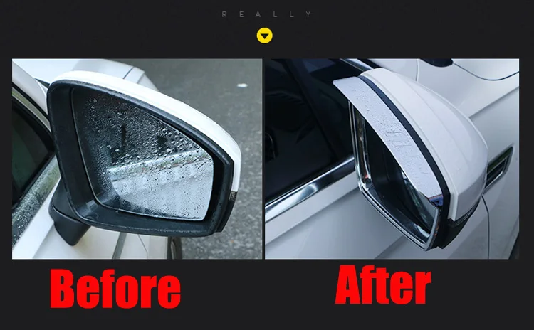 2 шт. Автомобильный дизайн ABS хромированное боковое зеркало заднего вида