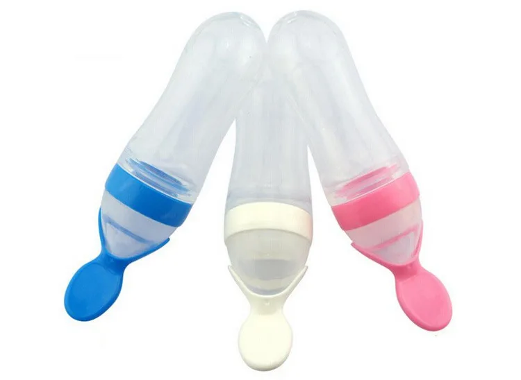 Детская бутылочка для кормления 90 мл ложка малышей инструмент подачи еды чашка