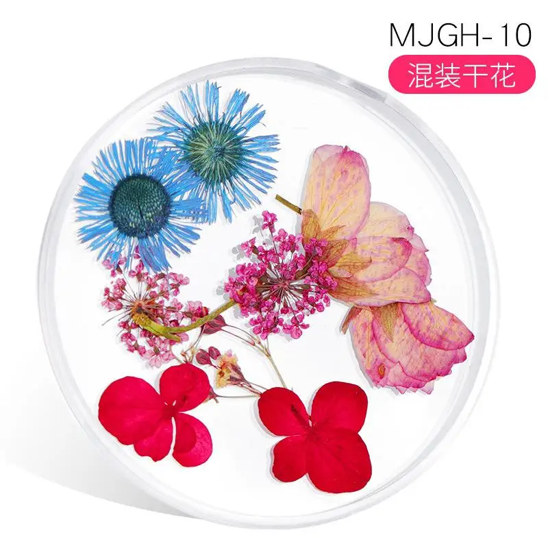 1 Box New Japanese Nail Art Decorations Dried Flowers Natural Beautiful Fresh Flower Lace Ornaments | Красота и здоровье